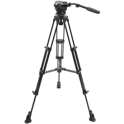 E-Image EK650 Professional Compact Tripod with Fluid Head (75mm) - Cinegear Middle-East S.A.L