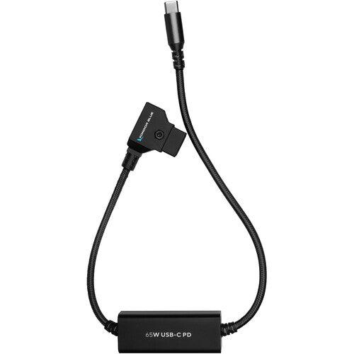 Kondor Blue D-Tap to USB-C Power Delivery Cable for Mirrorless Cameras (16", Raven Black) - Cinegear Middle-East S.A.L