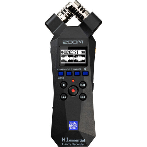 Zoom H1 Essential 2-Track 32-Bit Float Portable Audio Recorder