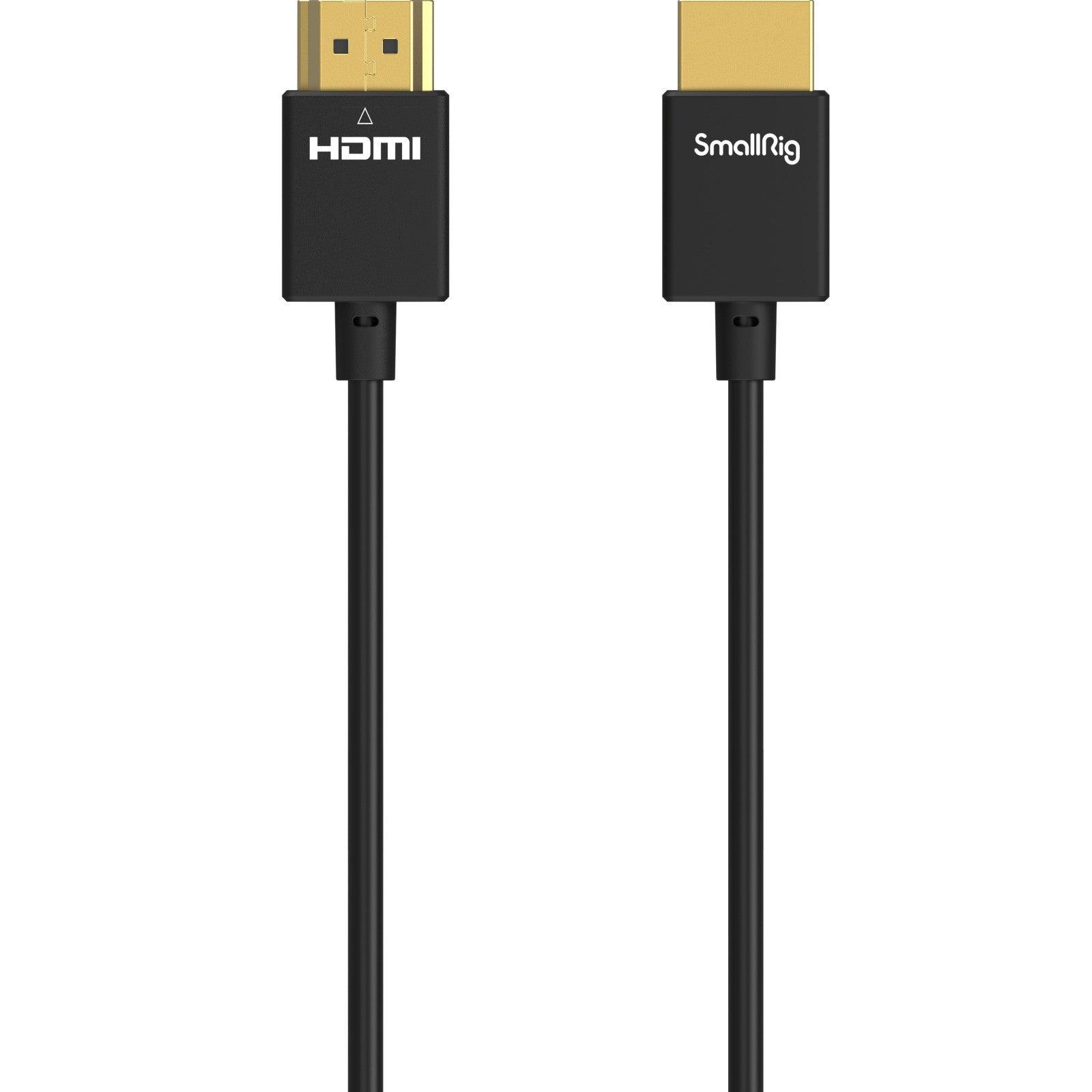 SmallRig Ultra-Slim 4K HDMI Data Cable (A to A) (55cm) 2957B - Cinegear Middle-East S.A.L