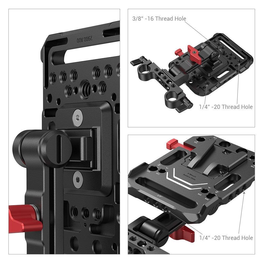 SmallRig V Mount Battery Plate with Adjustable Arm 2991 - Cinegear Middle-East S.A.L