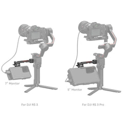 SmallRig Monitor Mounting Support for DJI RS 2 / RSC 2 / RS 3 / RS 3 Pro /RS 3 mini 3026B - Cinegear Middle-East S.A.L