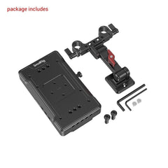 SmallRig V Mount Battery Adapter Plate with Adjustable Arm 3204 - Cinegear Middle-East S.A.L