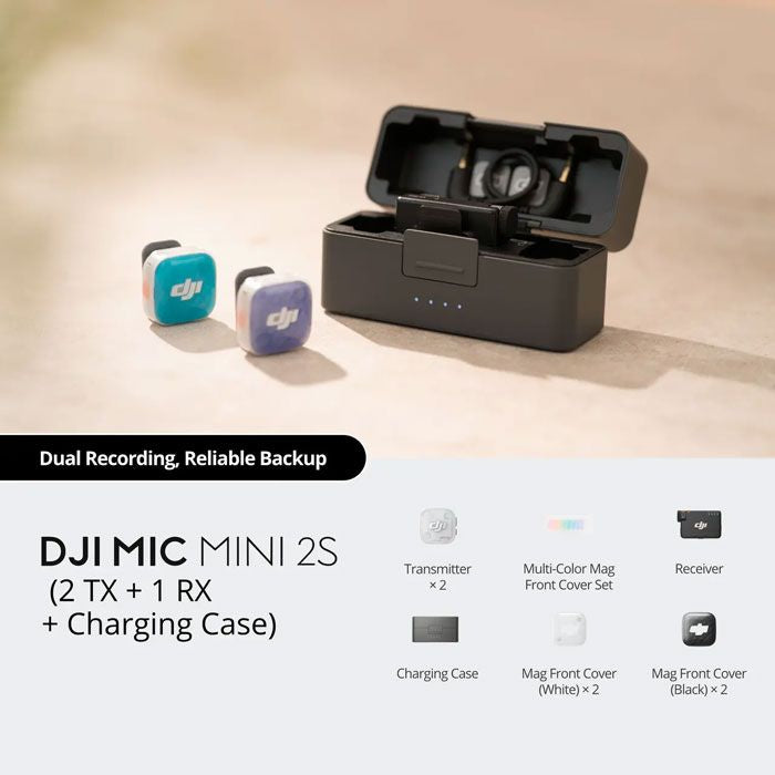 DJI Mic Mini 2S (2 TX+ 1 RX+ Charging Case)