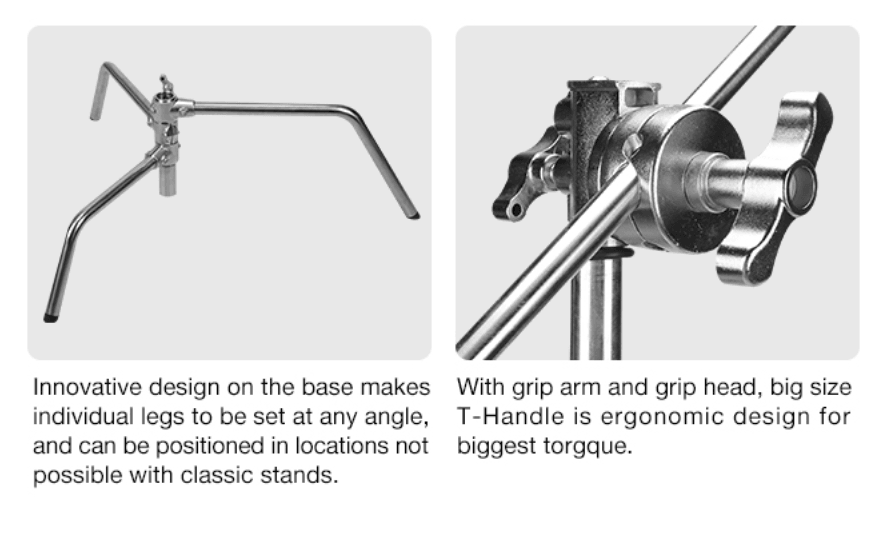 E-Image LCS-03 C-stand With Boom Arm - Cinegear Middle-East S.A.L