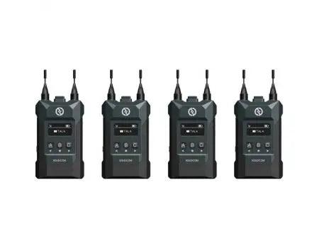 Hollyland Solidcom M1 Full-Duplex Wireless Intercom Solution (4 Beltpacks) - Cinegear Middle-East S.A.L