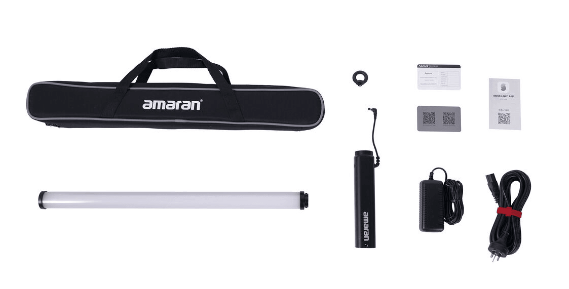 Amaran T2c RGBWW LED Tube Light with Battery Grip (2') - Cinegear Middle-East S.A.L