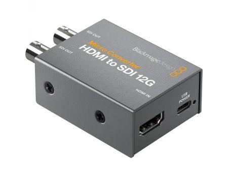 Blackmagic Micro Converter HDMI to SDI 12G with Power Supply - Cinegear Middle-East S.A.L