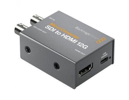 Blackmagic Micro Converter SDI to HDMI 12G with Power Supply - Cinegear Middle-East S.A.L