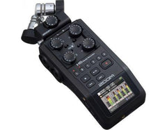 Zoom H6 All Black 6-Input / 6-Track Portable Handy Recorder with Single Mic Capsule (Black) - Cinegear Middle-East S.A.L