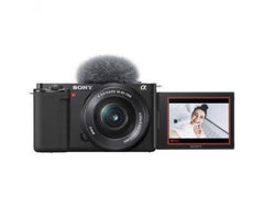 Sony ZV-E10 Mirrorless Camera with 16-50mm Lens (Black) - Cinegear Middle-East S.A.L